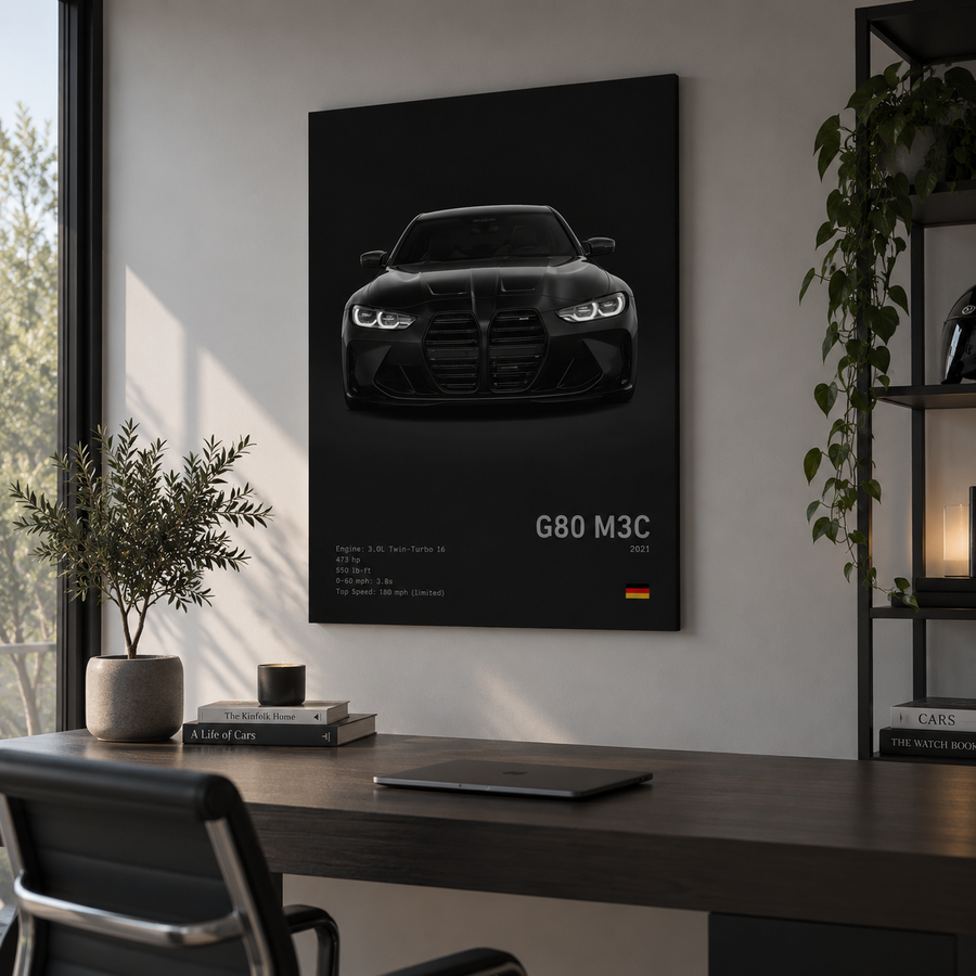 BMW G80 M3 Canvas Print