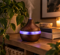 Wood-Grain Aroma Diffuser & Mood Light
