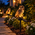 Solar Owl Garden Stake Light — Waterproof LED Outdoor Decor